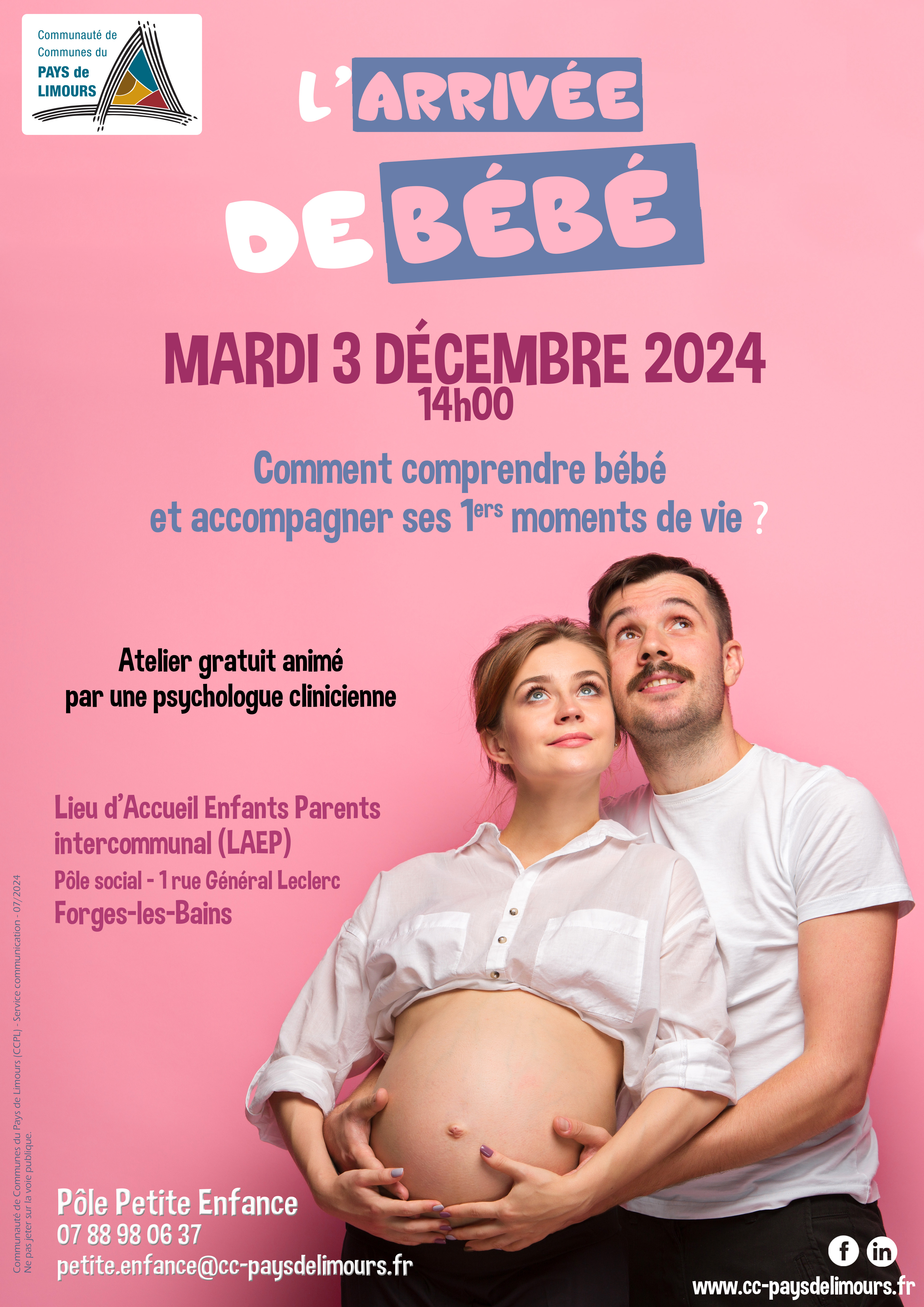 Atelier l&aposarrivée de bébé décembre 2024