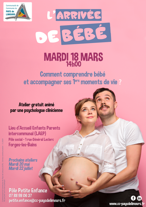 Affiche - L&aposarrivée de bébé 18 mars 2025